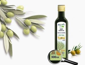 Meet the New more economical volume bottle of Extra Virgin Baby Olive Oil