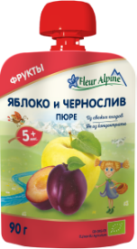 Meyve və giləmeyvə püresi 90 q, 120 q