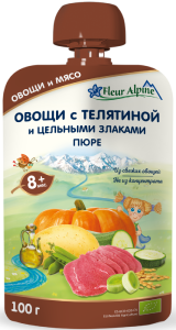 Մսի- և ձկնաբանջարեղենային խյուս, 100 գ