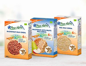 Discover our new line of milk baby cereals!